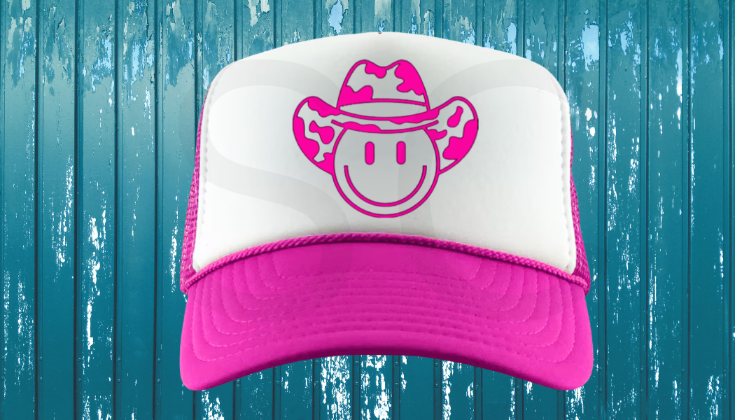 TRUCKER HATS - VINYL DESIGN OR WRITING