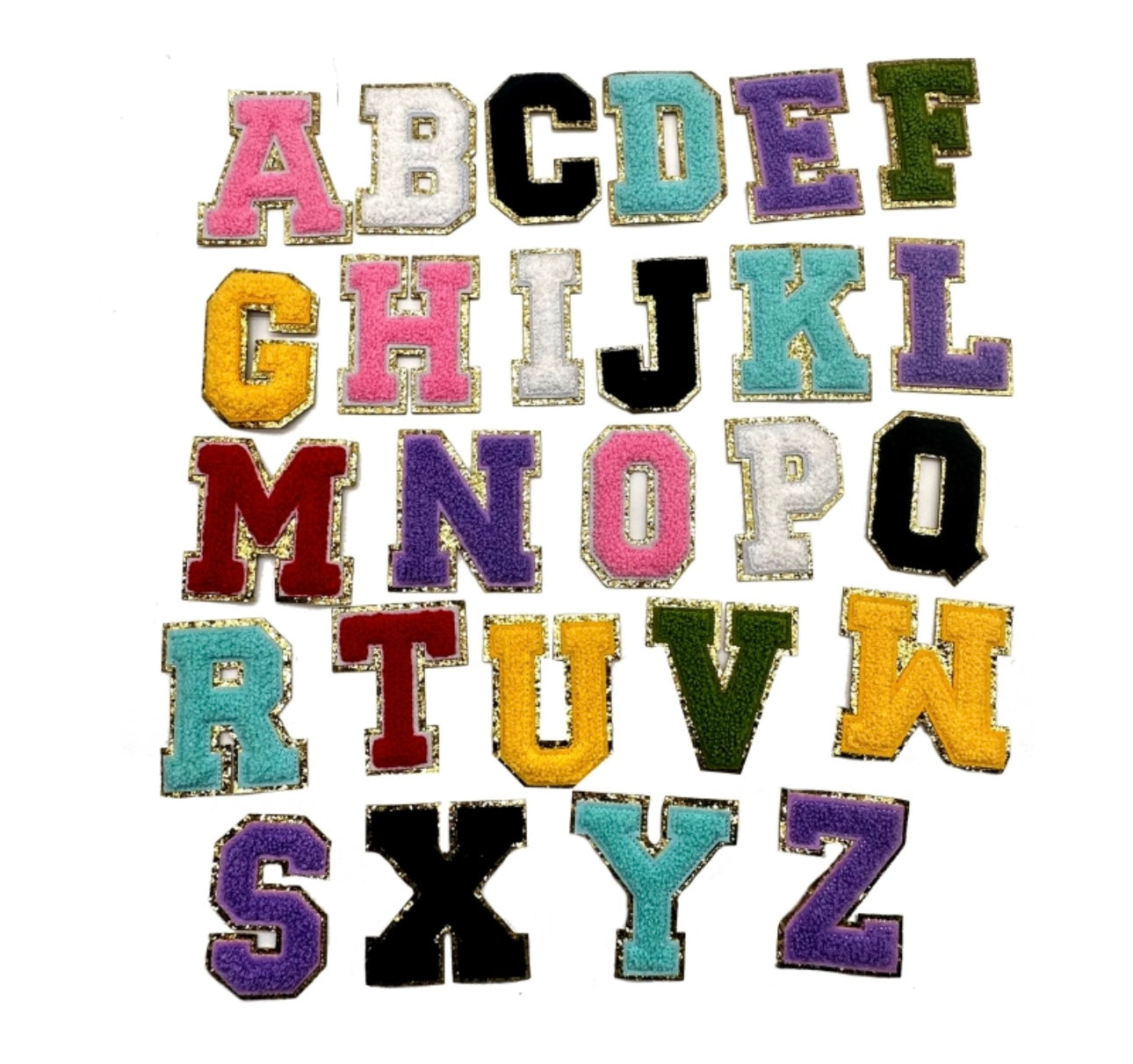 BUCKET HATS WITH CUSTOM LETTER CHENILLE PATCH