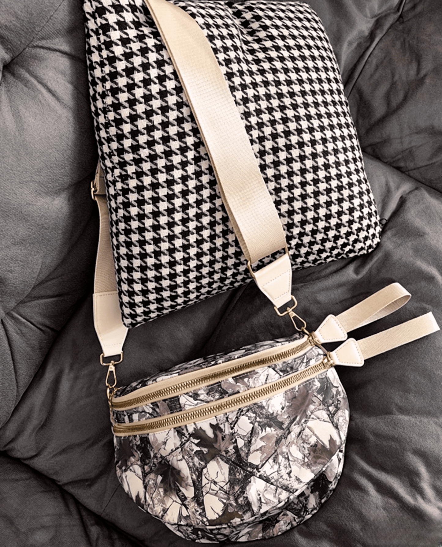 Camo Print Bum Bag Crossbody