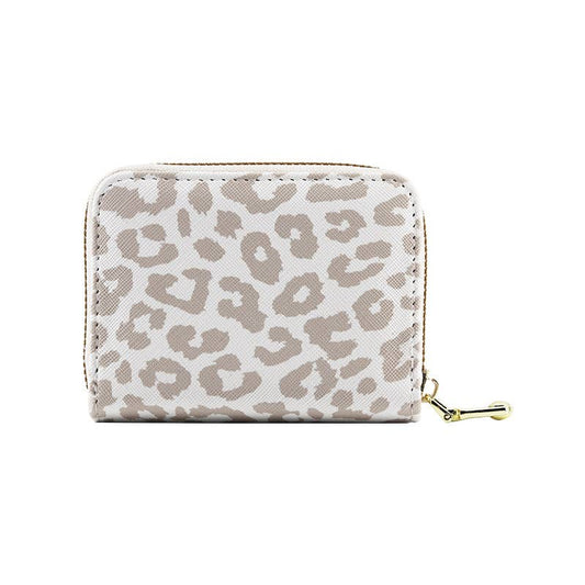 PU Leopard Card Holder Accordion Wallet