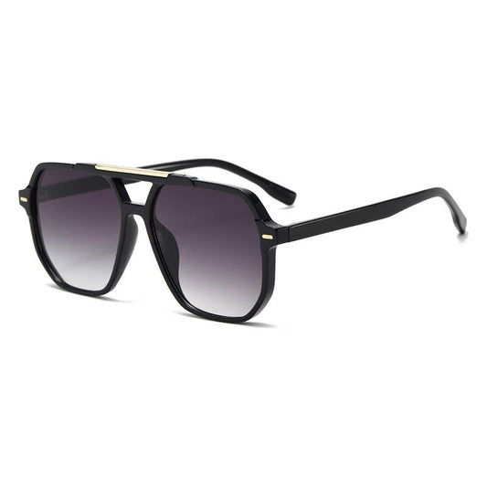 Double-Beam Aviator Sunglasses