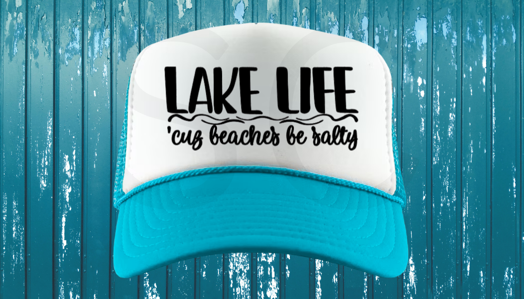 TRUCKER HATS - VINYL DESIGN OR WRITING