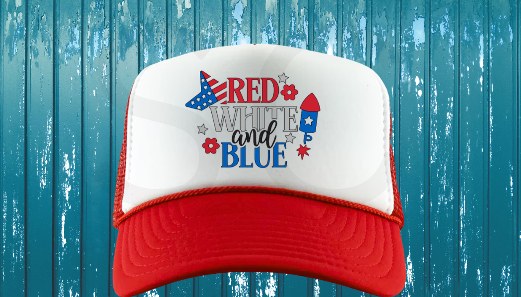 TRUCKER HATS - VINYL DESIGN OR WRITING