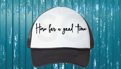 TRUCKER HATS - VINYL DESIGN OR WRITING