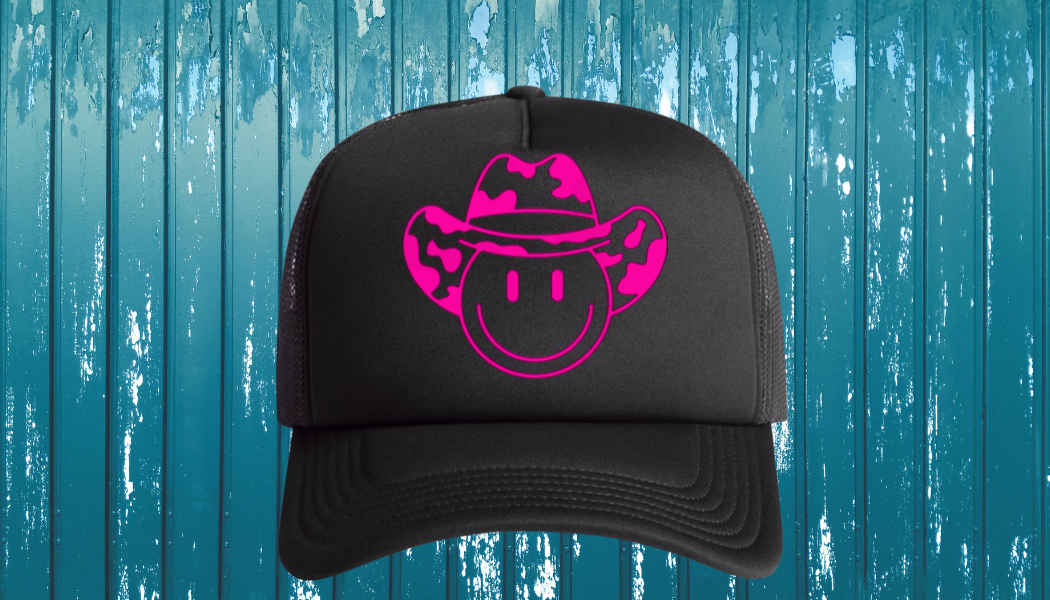 TRUCKER HATS - VINYL DESIGN OR WRITING