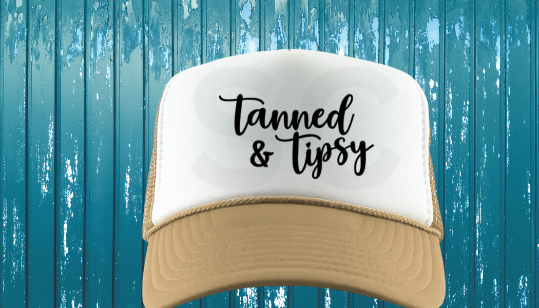 TRUCKER HATS - VINYL DESIGN OR WRITING