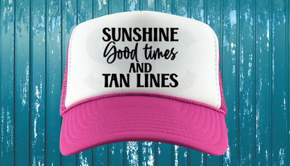 TRUCKER HATS - VINYL DESIGN OR WRITING