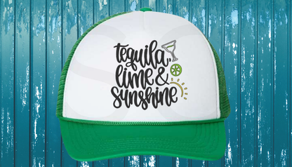 TRUCKER HATS - VINYL DESIGN OR WRITING