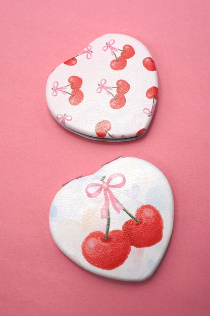 TRAVEL POCKET COMPACT HANDHELD BOW MIRROR