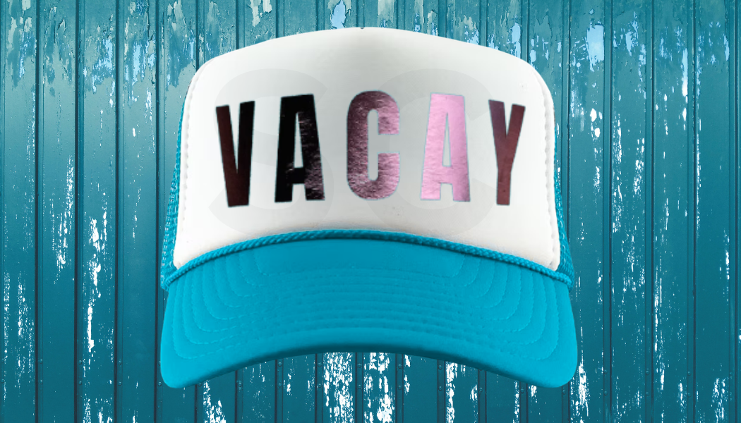 TRUCKER HATS - VINYL DESIGN OR WRITING