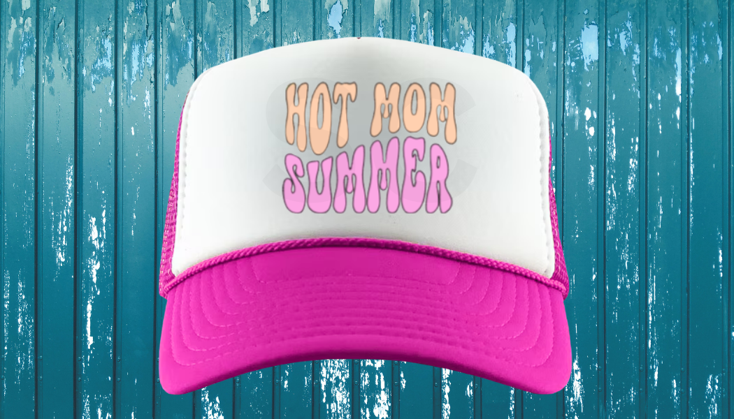 TRUCKER HATS - VINYL DESIGN OR WRITING