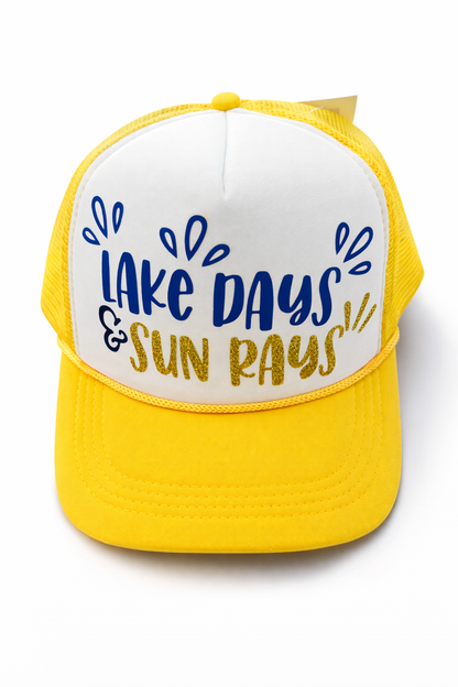 TRUCKER HATS - VINYL DESIGN OR WRITING