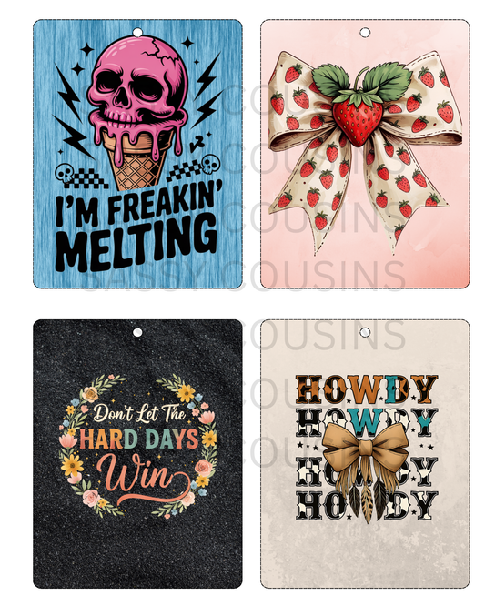 FRESHIE AIR FRESHENER WITH TASSEL AND BEADS