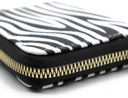 PU Leopard Card Holder Accordion Wallet