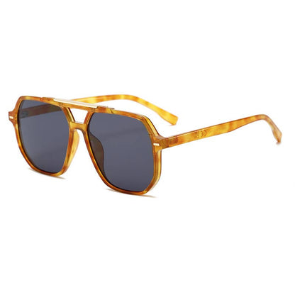Double-Beam Aviator Sunglasses