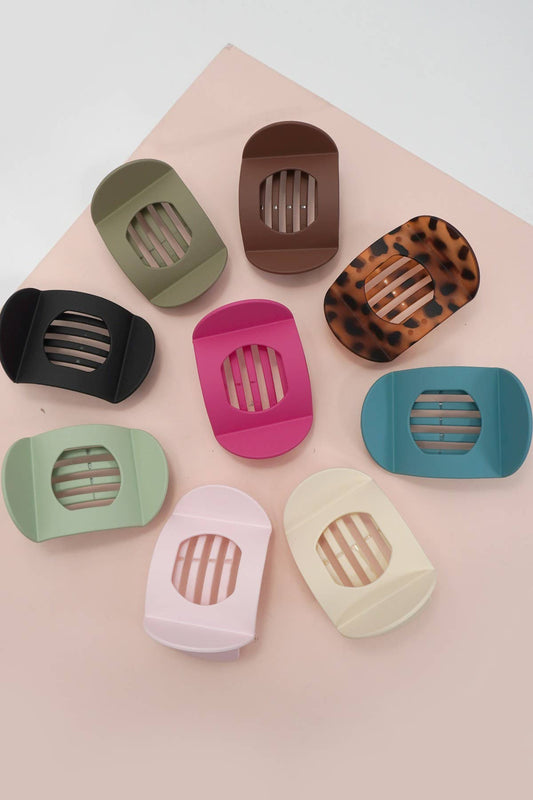 LAY FLAT LARGE HAIR CLAW CLIPS FOR SECURE STYLING