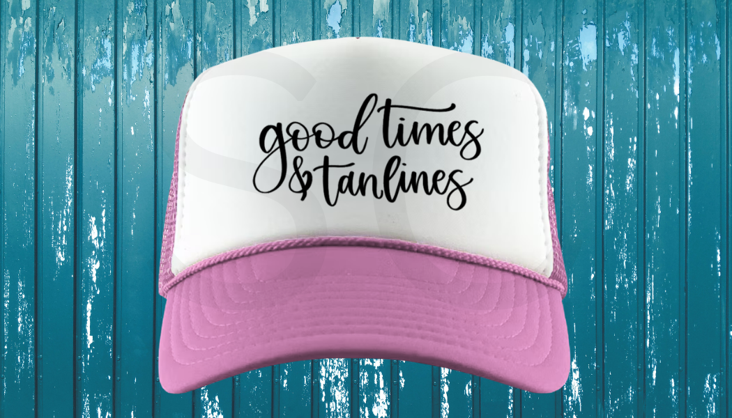 TRUCKER HATS - VINYL DESIGN OR WRITING
