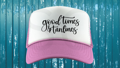 TRUCKER HATS - VINYL DESIGN OR WRITING