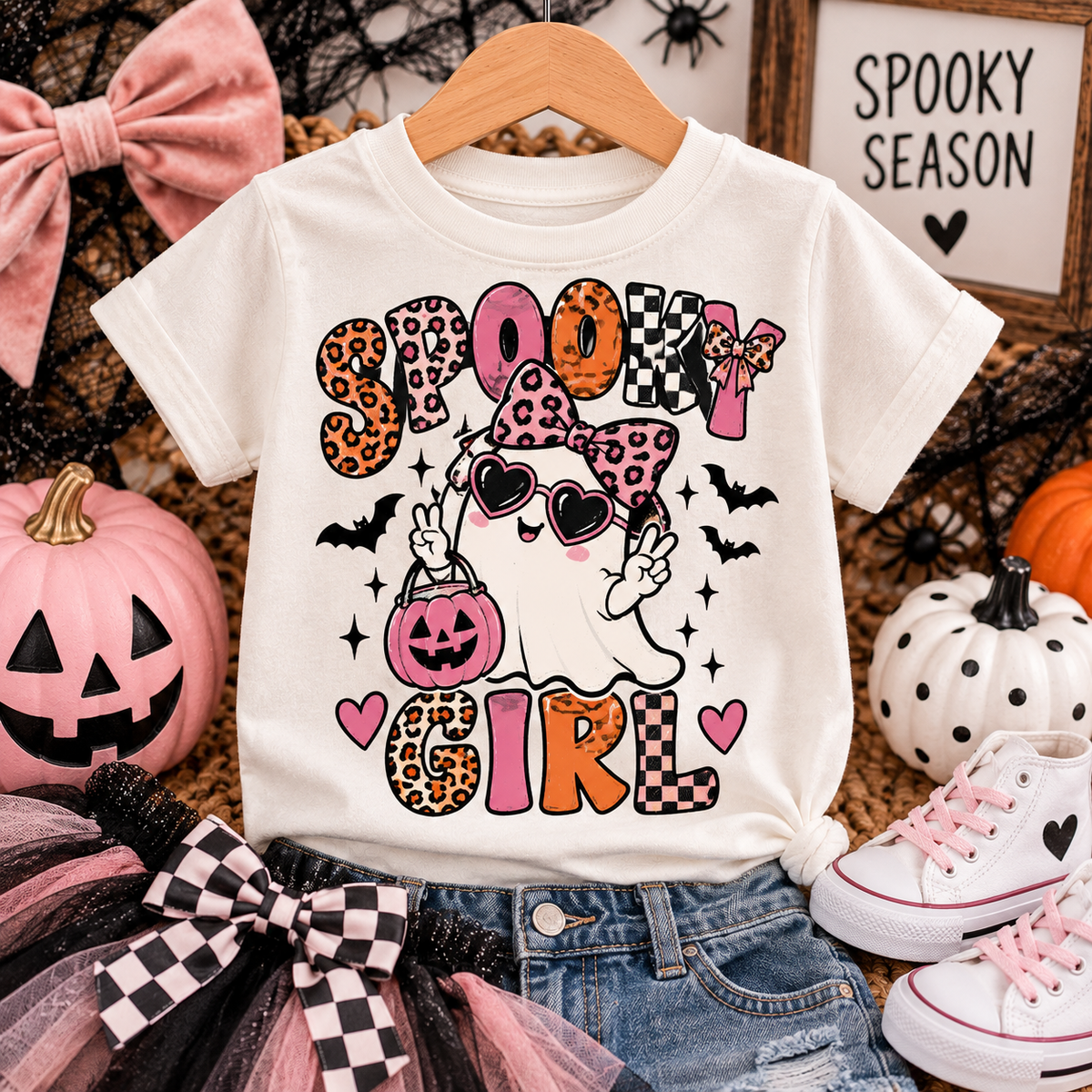 Girls "Spooky Girl" Graphic Tee