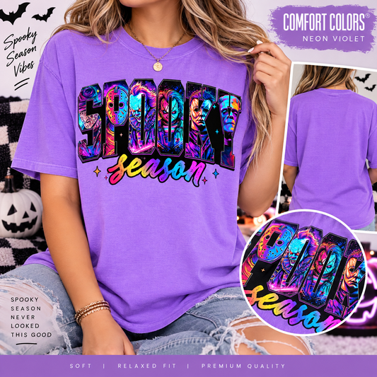 Comfort Color "SPOOKY VIBES" Graphic Tee