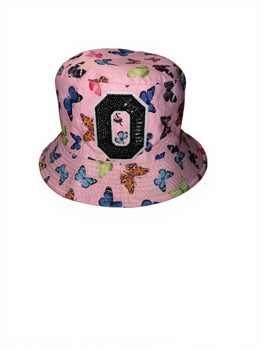 BUCKET HATS WITH CUSTOM LETTER CHENILLE PATCH