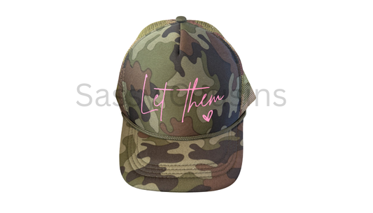 TRUCKER HATS - VINYL DESIGN OR WRITING