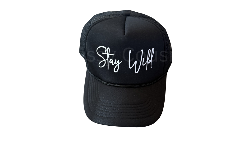 TRUCKER HATS - VINYL DESIGN OR WRITING
