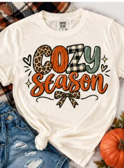 Comfort Color Cozy Season Graphic Tee