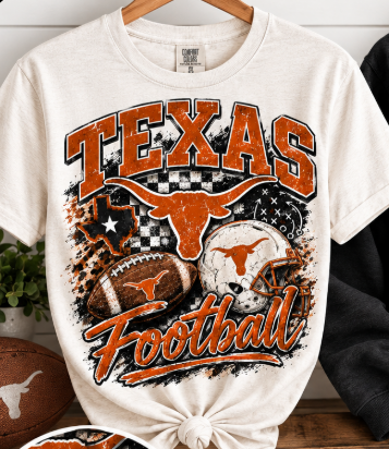 Comfort Color Texas Longhorn Graphic Tee