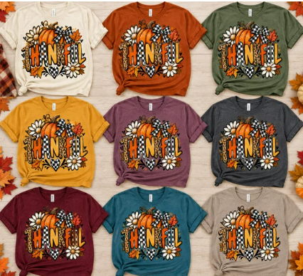 Comfort Color Thankful Graphic Tee