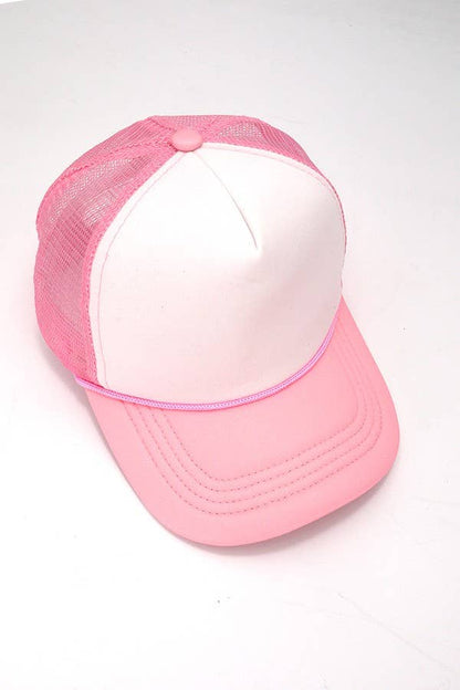 TRUCKER HAT FOAM FRONT MESH BACK HAT CAP