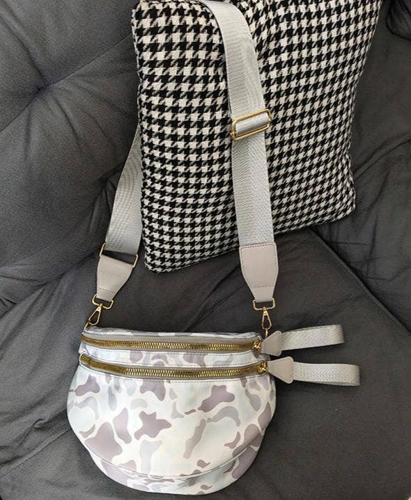 Camo Print Bum Bag Crossbody