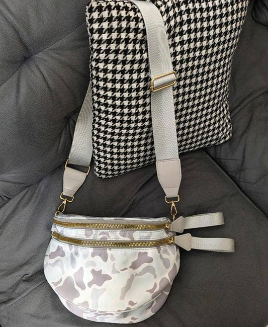 Camo Print Bum Bag Crossbody