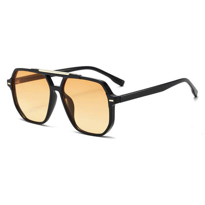 Double-Beam Aviator Sunglasses