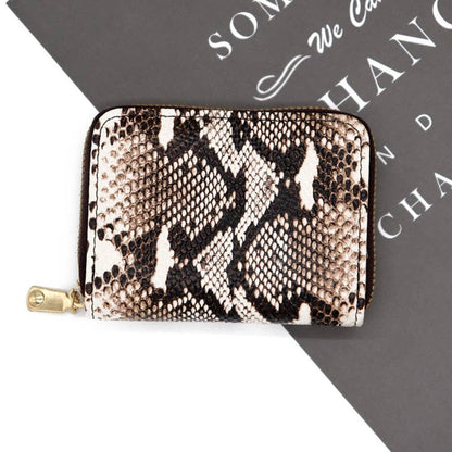 PU Leopard Card Holder Accordion Wallet